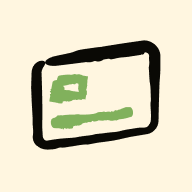 Signe de la carte bancaire
